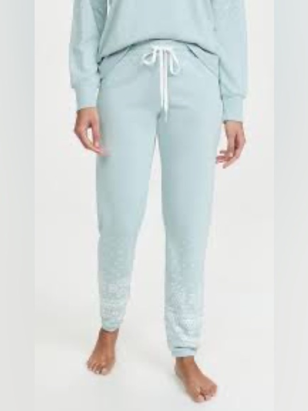 PJ Salvage Sage Green Snowflake Print Pajama Pants